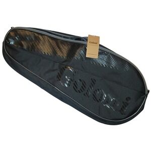Goloni Racquet Bag Cover‎ Case Black Padded Adjustable Shoulder Strap New